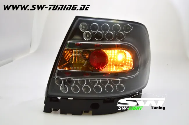 LED Rückleuchten Audi A4 B5 Lim. 95-00 in black/Clear