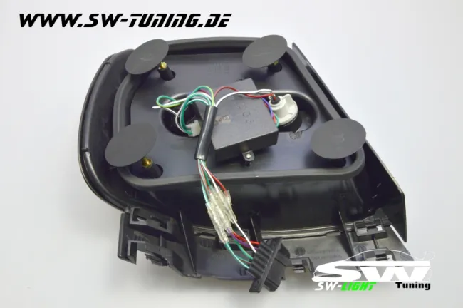 LED Rückleuchten Audi A4 B5 Lim. 95-00 in black/Clear