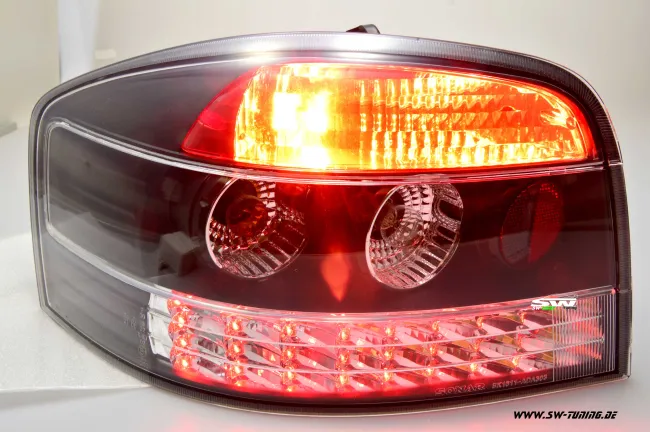 SW-Light LED Rückleuchten für Audi A3 8P 03-08 schwarz