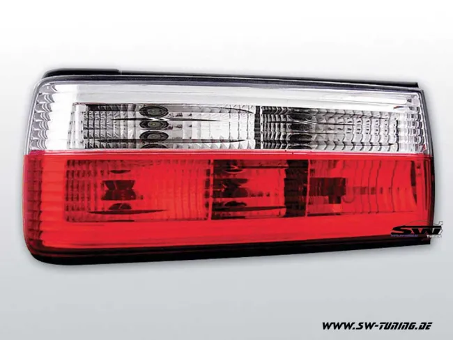 SW-Rückleuchten für 3er BMW E30 09/1987-10/1990 Limo Cabrio Touring red/crystal
