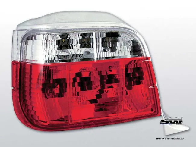 SW Rückleuchten für 3er BMW E36 Touring red/crystal