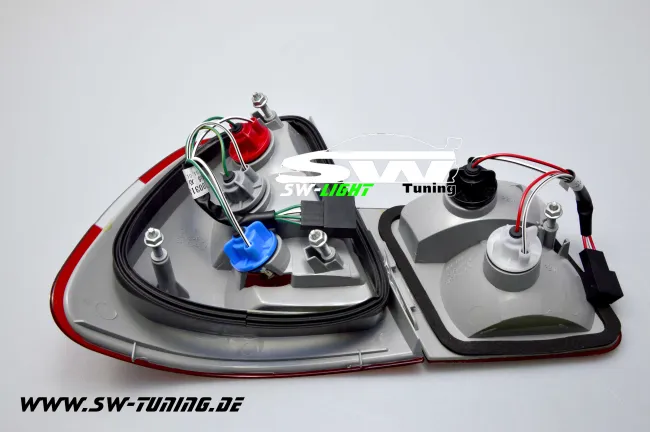 SW Rückleuchten für 3er BMW E46 Touring 98-06 red/crystal