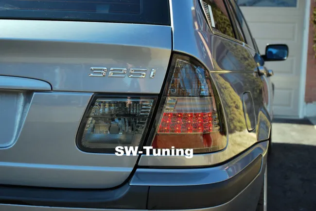 SW-Celis LED Rückleuchten BMW 3er E46 Touring 01-06 schwarz