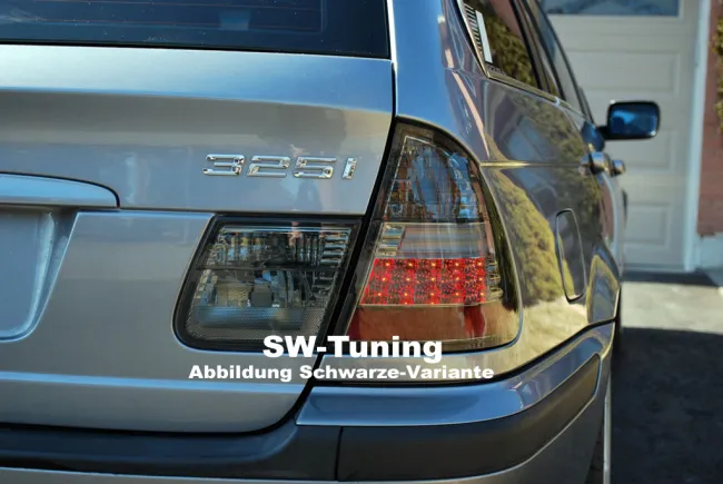 SW-Celis LED Rückleuchten BMW 3er E46 Touring 01-06 red/crystal