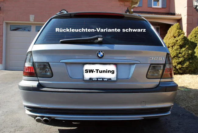 SW-Celis LED Rückleuchten BMW 3er E46 Touring 01-06 red/crystal