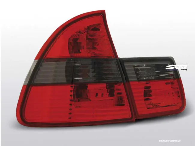 SW-taillights 3 Series BMW E46 Touring stationwagon 10/1999-2/2005 red/black