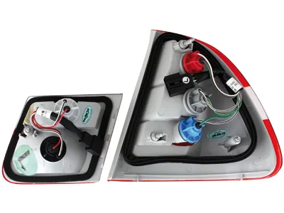 SW-taillights 3 Series BMW E46 Touring stationwagon 10/1999-2/2005 red/black