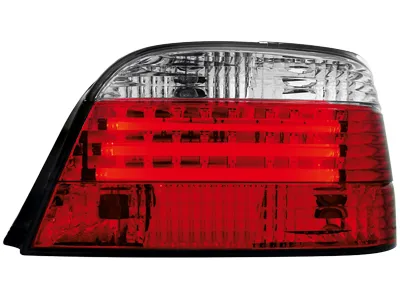 SW LED Rückleuchten für 7er BMW E38 red/crystal Lightbar