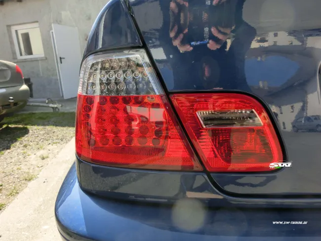 SW-Light LED Rückleuchten für BMW E46 Coupé 98-03 red/crystal 4teilig