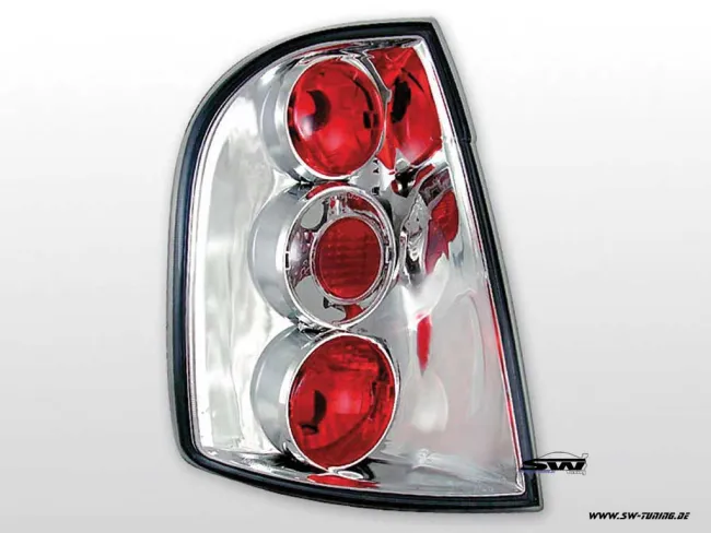 SW taillights for Skoda Fabia I 99-04 chrome