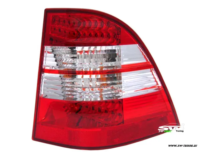 SW-Light LED Rückleuchten für Mercedes Benz W163 M-Klasse red/crystal