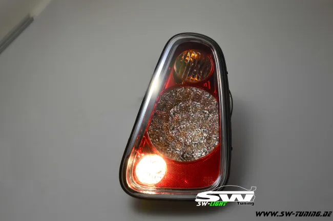 SW-Light LED Rückleuchten Mini One / Cooper 03-06 R50 R53 crystal/red