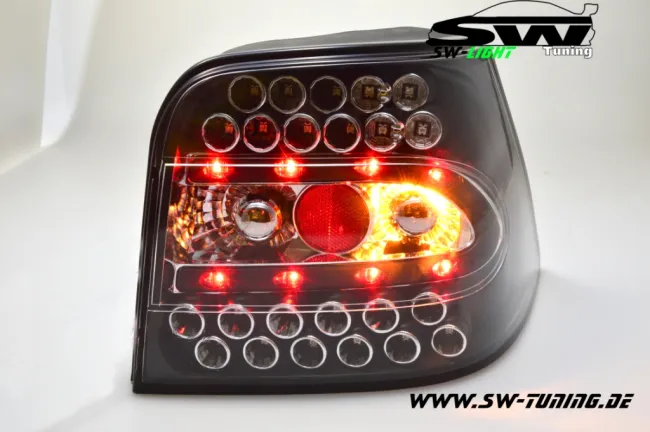 SW-Light LED Rückleuchten passend für VW Golf IV 97-04 black