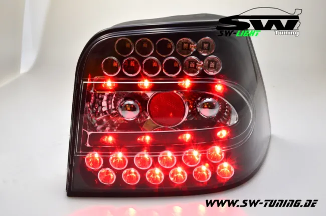 SW-Light LED Rückleuchten passend für VW Golf IV 97-04 black