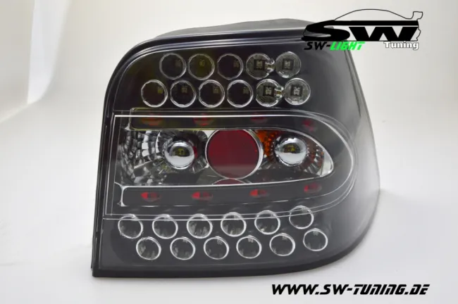 SW-Light LED Rückleuchten passend für VW Golf IV 97-04 black