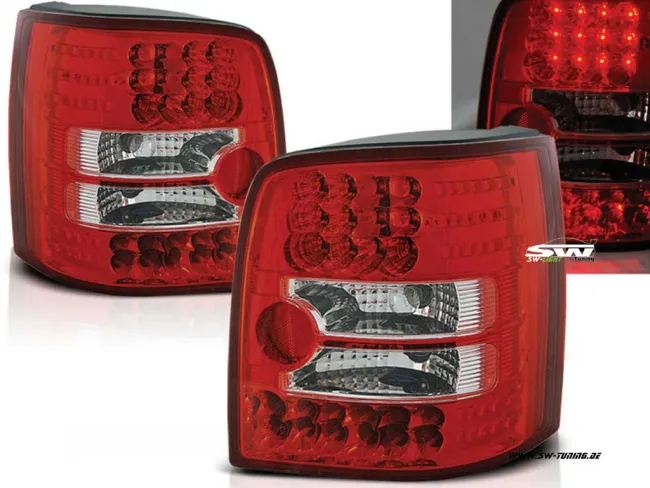 SW-Light LED Rückleuchten VW Passat 3B + 3BG Variant 97-01 red/crystal