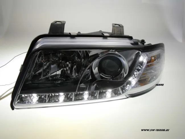 SW-Light Scheinwerfer für AUDI A4 95-98 LED Standlicht chrom