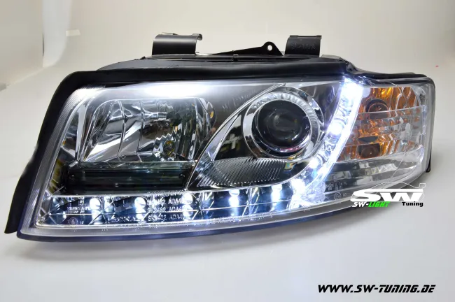 SW-Light headlights for Audi A4 8E 01-04 led positionslight chrome