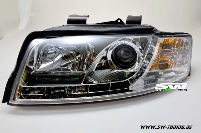 SW-Light headlights for Audi A4 8E 01-04 led positionslight chrome