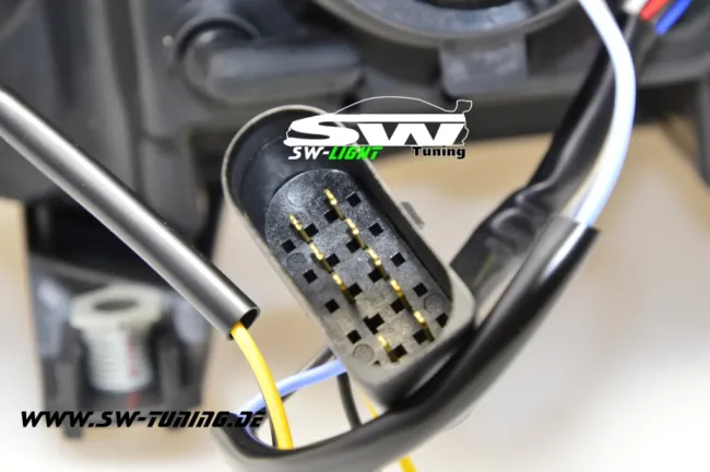 SW-Light Scheinwerfer für Audi A6 4B/C5 97-01 LED TFL-Optik black