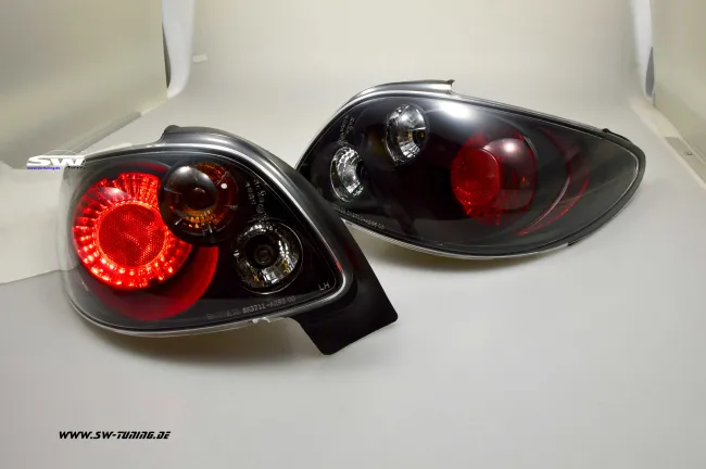 SW taillights for Peugeot 206cc 1999-2008 black