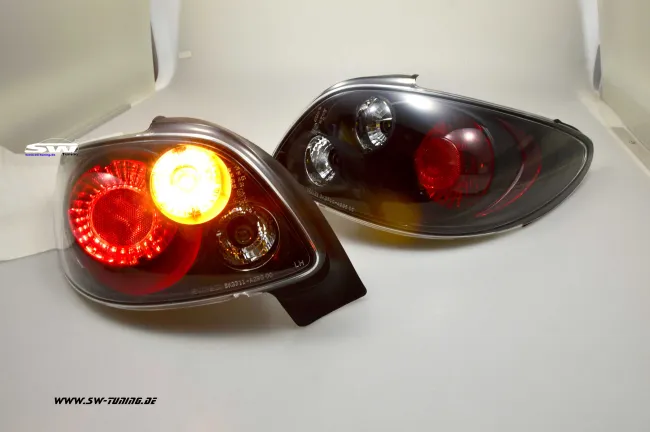 SW taillights for Peugeot 206cc 1999-2008 black