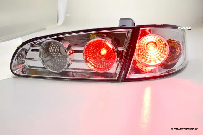SW- Rückleuchten für Seat Ibiza 6L 02-08 chrome