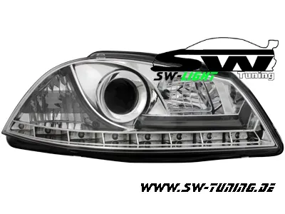 SW-Light Scheinwerfer Seat Ibiza 6L /Cordoba 03-08 LED Standlicht chrome