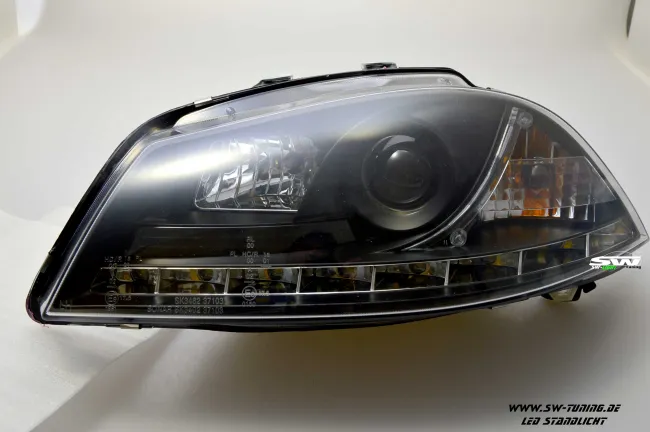 SW-Light headlights Seat Ibiza 6L/ Cordoba 03-08 LED positionlight