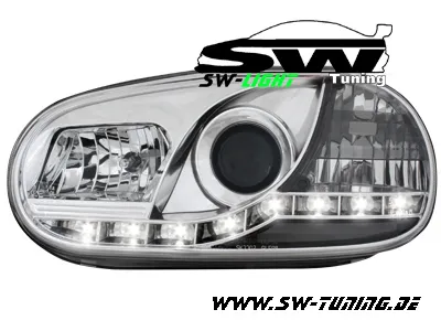 SW-Light Scheinwerfer VW Golf IV 97-04 LED Standlicht chrome