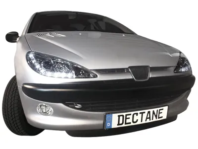 SW-Light headlights Peugeot 206 99-07 led positionlight chrome