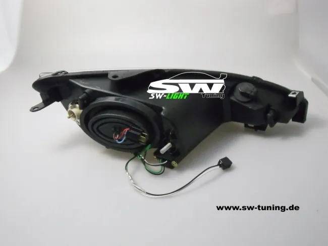 SW-Light Scheinwerfer Peugeot 206 99-07 LED Standlicht black