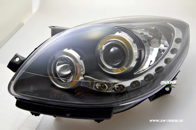 SW-Light Scheinwerfer Renault Twingo II 07-12 LED Standlicht black
