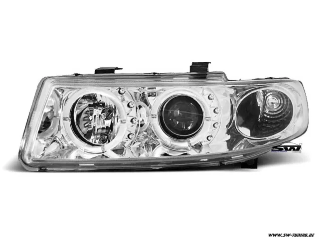 Angel Eye Scheinwerfer Seat Leon/Toledo 99-04 1M LED Standlichtringe chrome