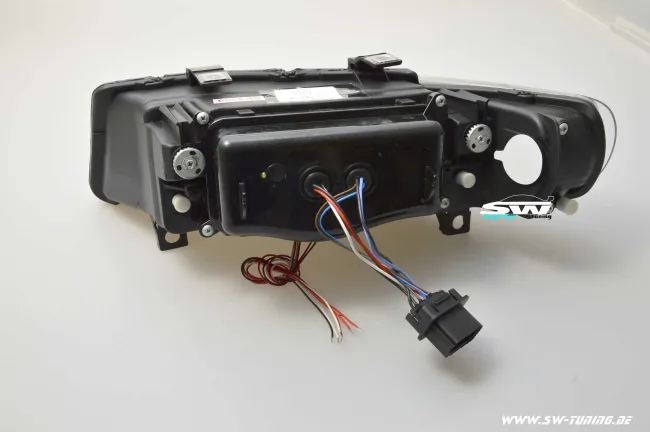 Angel Eye Scheinwerfer für Seat Leon/Toledo 1M 99-04 LED Standlichtringe black