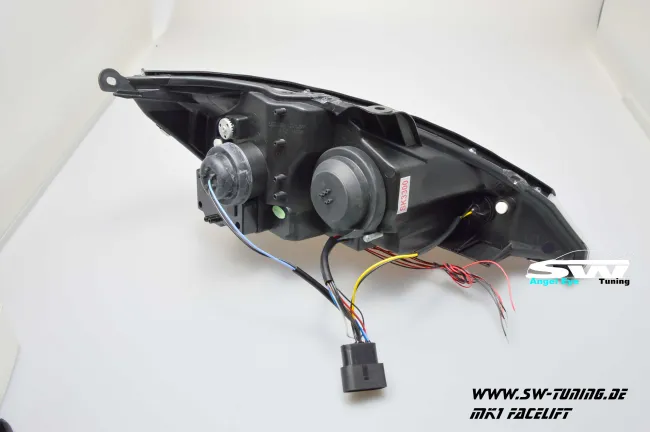 Angel Eye Scheinwerfer Ford Focus mk1 01-04 LED SLR facelift black