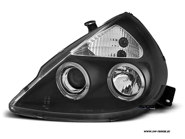 Angel Eye Scheinwerfer für Ford KA Mk1 96-08 LED Standlichtringe black