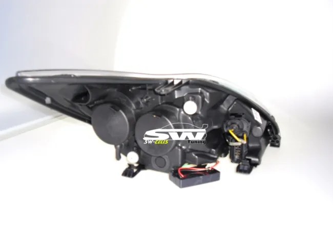 Angel Eye Scheinwerfer für Ford Focus Mk2 08-11 mit CCFL-Ringe black