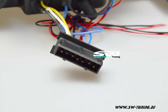 Angel Eye Scheinwerfer Fiat Punto Typ 188 99-03 2 LED Standlichtringe chrome