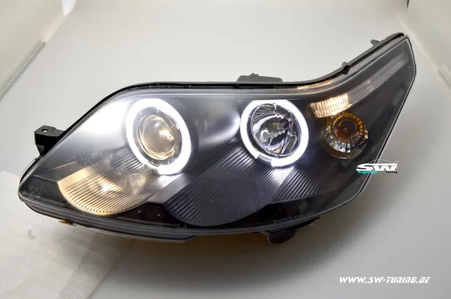 Angel Eye Scheinwerfer Citroen C4 Typ L 04-07 LED SLR/LWR-Motor black