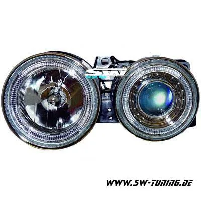 Angel Eye Scheinwerfer 3er BMW E30 82-94 Standlichtringe chrom