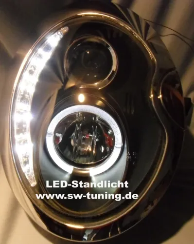 SW-Light Scheinwerfer Mini R50/R52/R53 01-04 LED Standlicht black