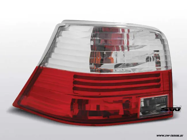 SW-Rückleuchten für VW Golf 4 97-04 red/crystal