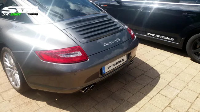 SW LED Rückleuchten passend für Porsche 911 / 997 04-08 red/crystal