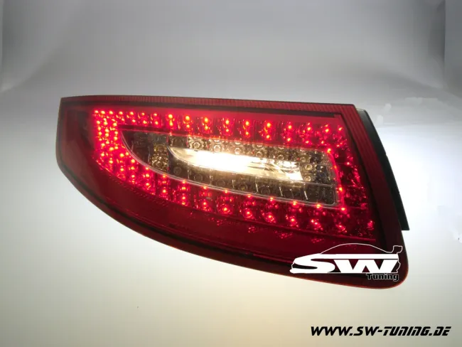 SW LED Rückleuchten passend für Porsche 911 / 997 04-08 red/crystal