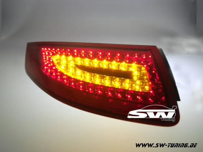 SW LED Rückleuchten passend für Porsche 911 / 997 04-08 red/crystal