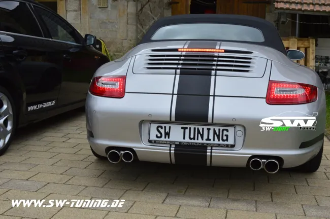 SW LED Rückleuchten passend für Porsche 911 / 997 04-08 red/crystal