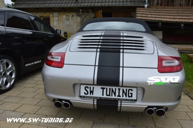 SW LED Rückleuchten passend für Porsche 911 / 997 04-08 red/crystal