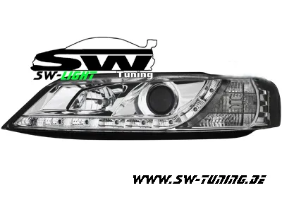SW-Light headlights Opel Vectra B 99-02 Facelift LED positionslight chrome