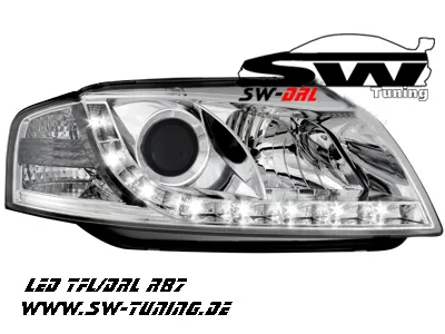 SW-DRL headlights Audi A3 8P 03-08 daytime-running-lamp